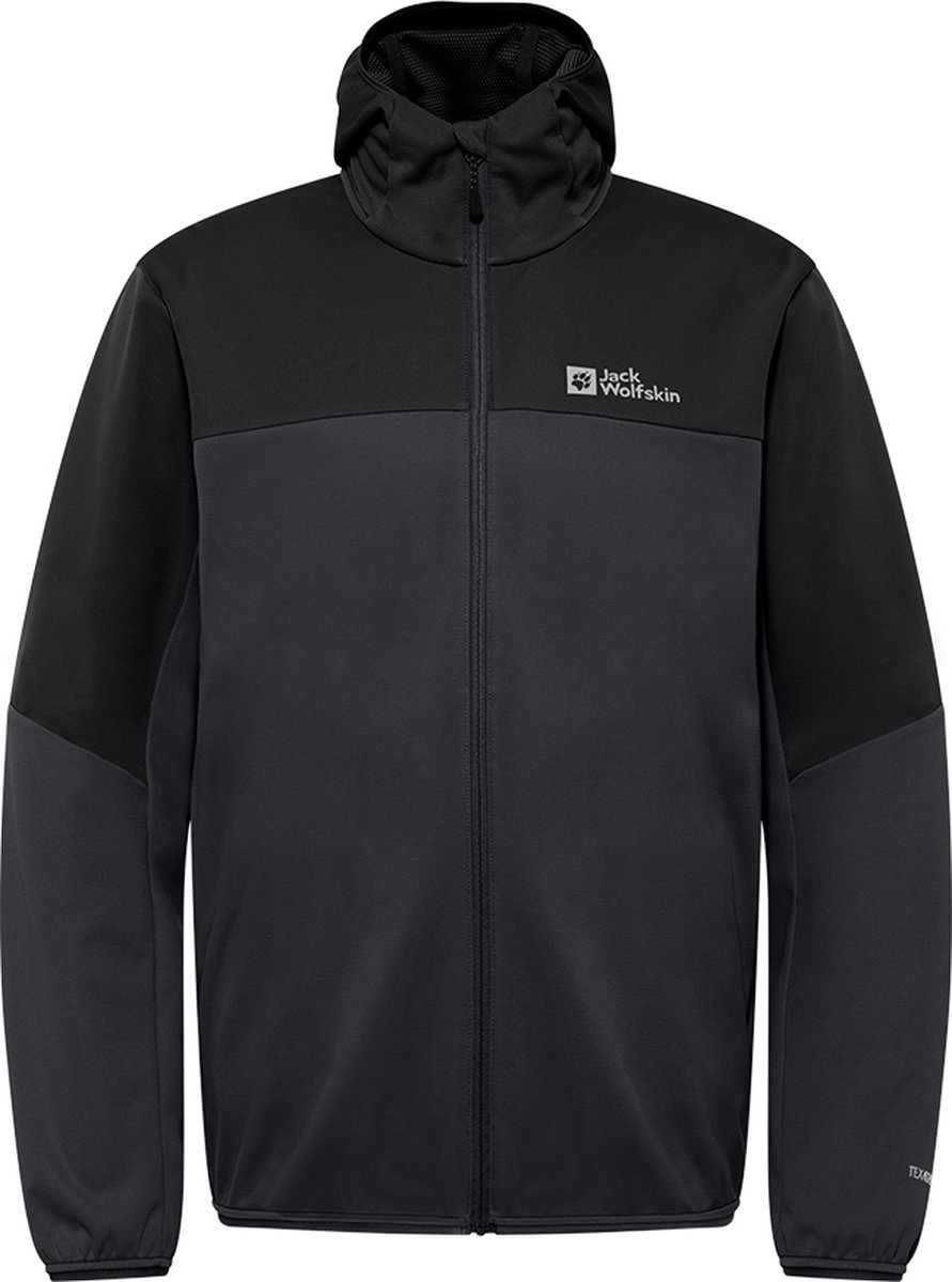 Jack Wolfskin FELDBERG HOODY M Heren Outdoorjas - phantom - S