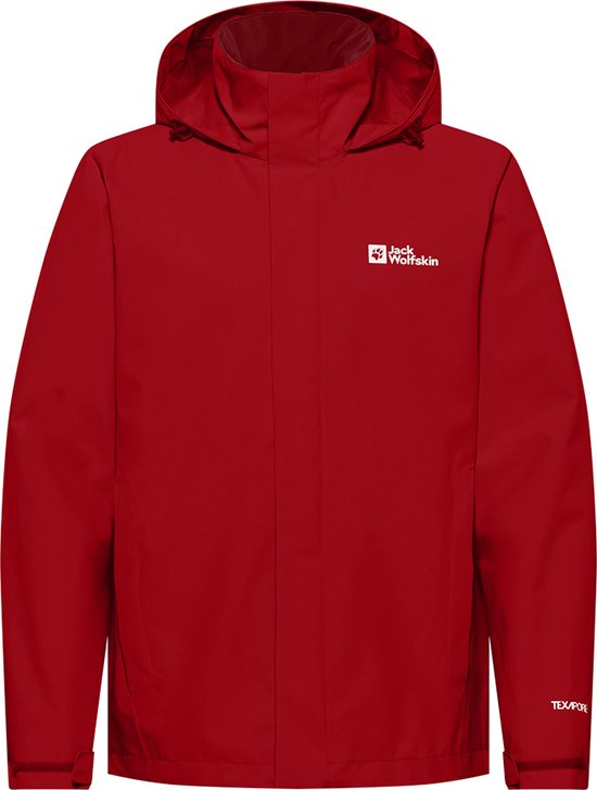 Jack Wolfskin TRAILTIME 2L JKT M Heren Outdoorjas - adrenaline red - Maat XL