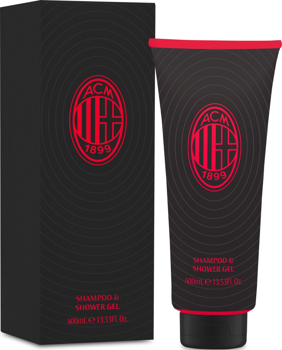 Voetbalclub AC Milaan officiële douchegel 400 ml