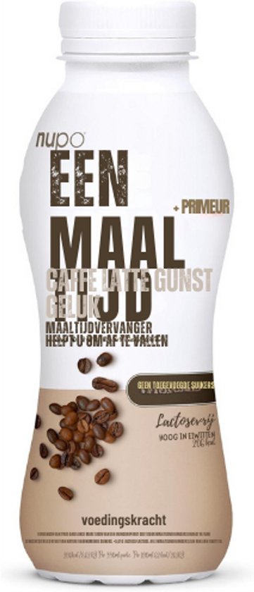 Maaltijdvervanging Drinkmaaltijd - Caffè Latte - 12 Stuks - Dieet Drink Voor Gewichtsverlies - Afslank Shake - Voedzaam & Eiwitrijk