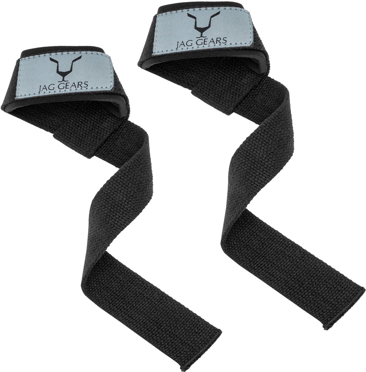 JAG Lifting Straps Strength Training Women Men - Lifting Straps Fitness Weightlifting Fitness 5 mm Neoprene Padded Gym Wrist Support Gel Extended Handles Dumbbell Bar Wraps Heavy Duty Lifting Straps