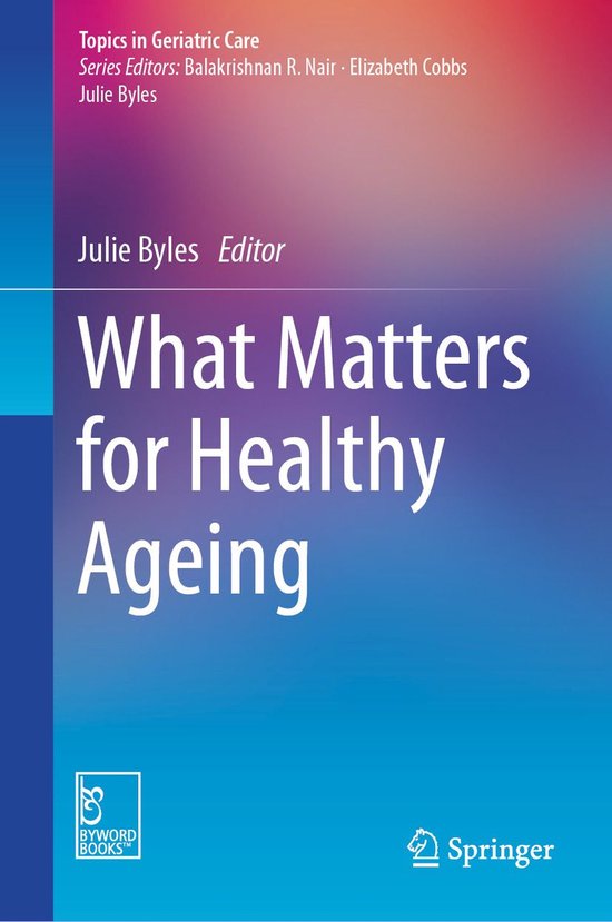 Medicine (R0) - What Matters for Healthy Ageing - cover