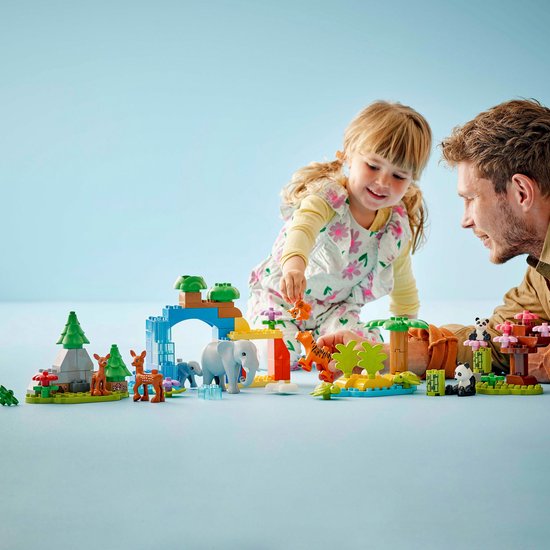 LEGO DUPLO Stad 3-in-1 families van wilde dieren - 10446