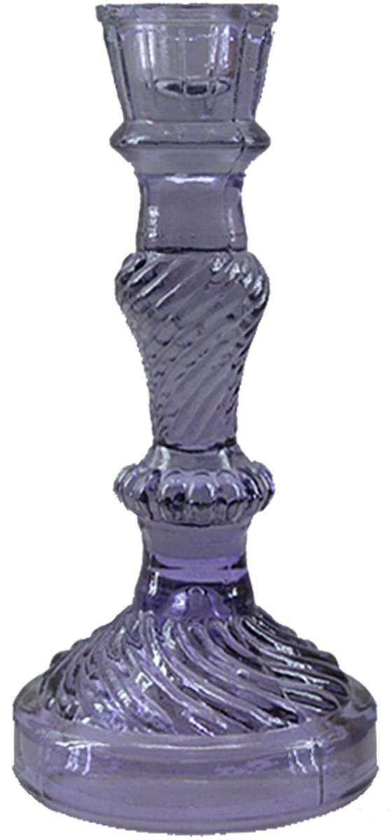 by Mooss - Kandelaar - Glas - Kaanch - Purple - Lila - 20cm - Trendy