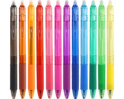 foto van Uitwisbare Pen Gelpennen - Uitwisbare Pennen Uitgumbare Pennen Set van 12 Kleuren (0.7 mm)