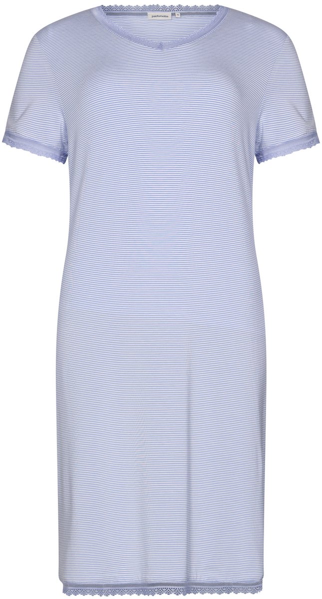 Pastunette Dames Nachthemd Pastunette Premium - Soft Sketches - Viscose blauw