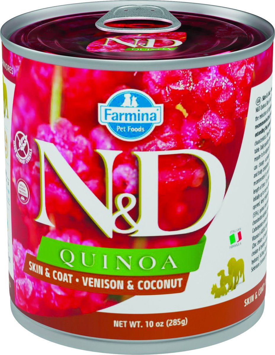 Farmina N&D Quinoa Skin & Coat Adult - Venison - 6 x 285 g