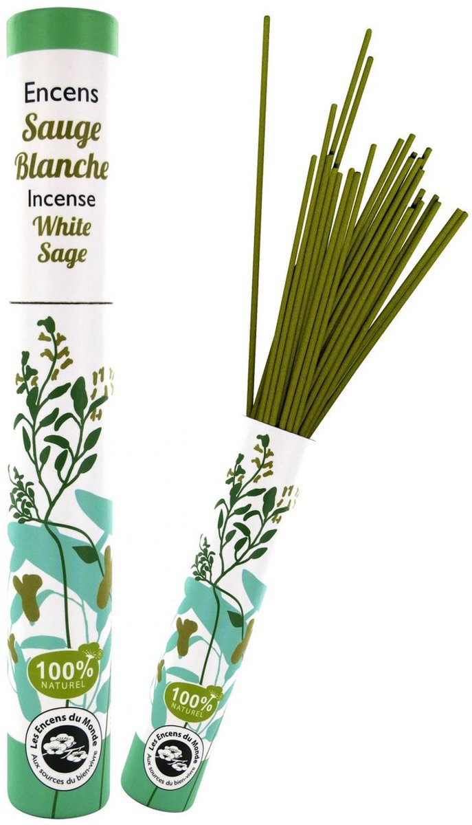 Witte salie 30 stick|White sage 30 sticks|Sauge Blanche 30 sticks