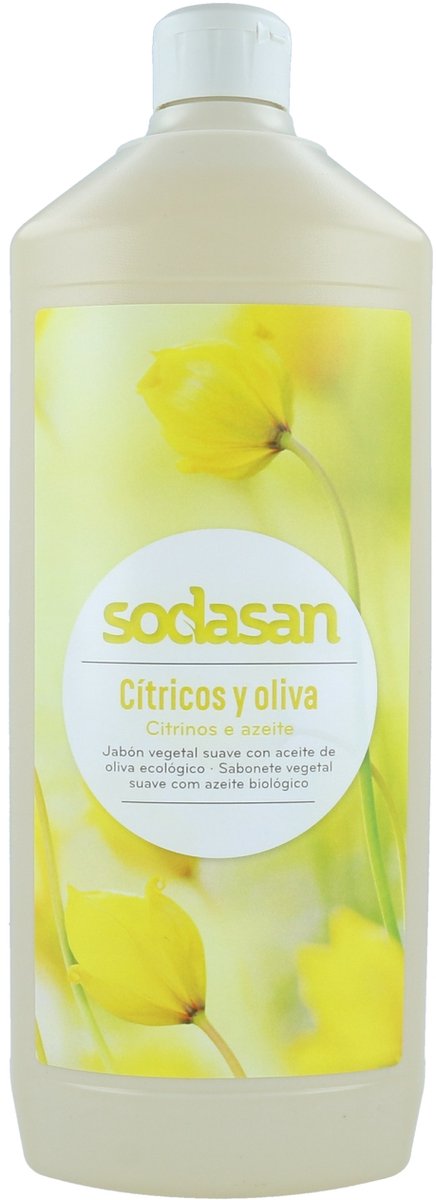 Vloeibare Zeep 1L Citrus Olijf Plantaardige Handzeep