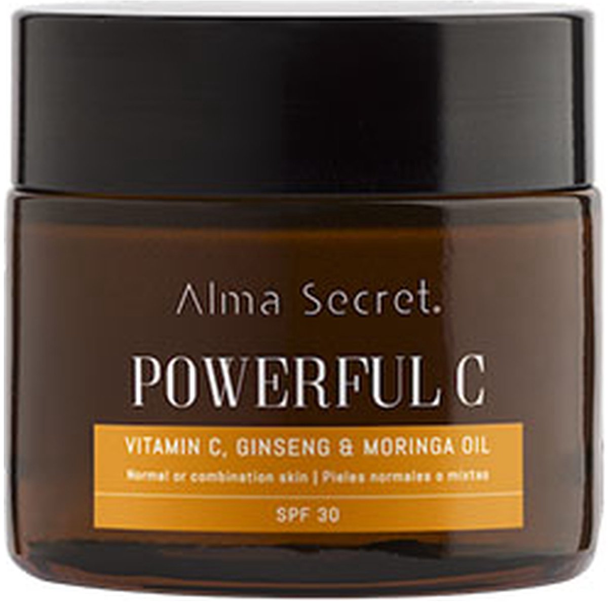 Highlighting Crème Alma Secret Powerful C Anti-Aging Oranje SPF 30 (50 ml)