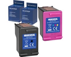 Inktcartridge geschikt voor HP 305XL zwarte kleur compatibel HP DeskJet 2700 2710 2720 2755 2800 2821 4200 4230 DeskJet Plus 4100 4120 4130 4140 Envy 6010 6020 6030 6400 Envy Pro 6400 6420 6455