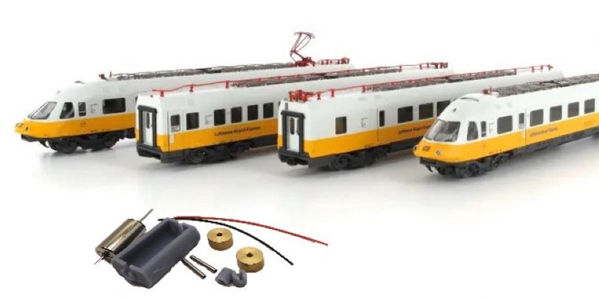 micromotor NU001C motor ombouwset voor Modellbahn Union ET 403