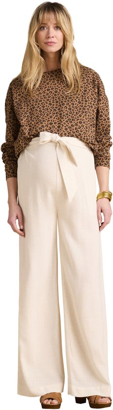 ENVIE DE FRAISE Pantalon large de grossesse matière légère avec lin