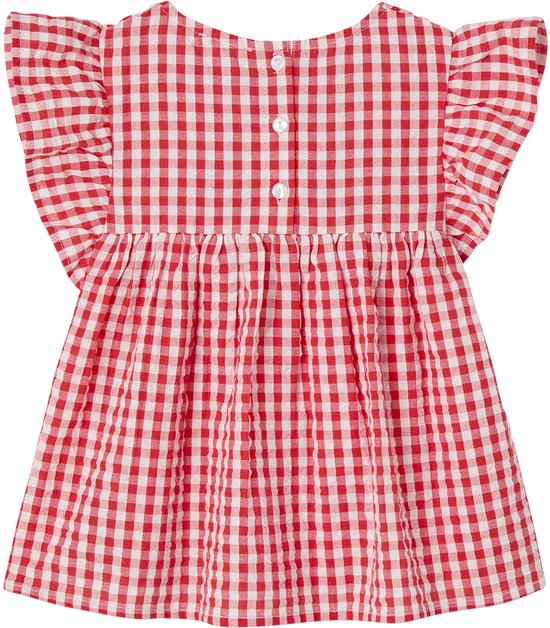 Vertbaudet Blouse imprimée fille manches courtes à volants