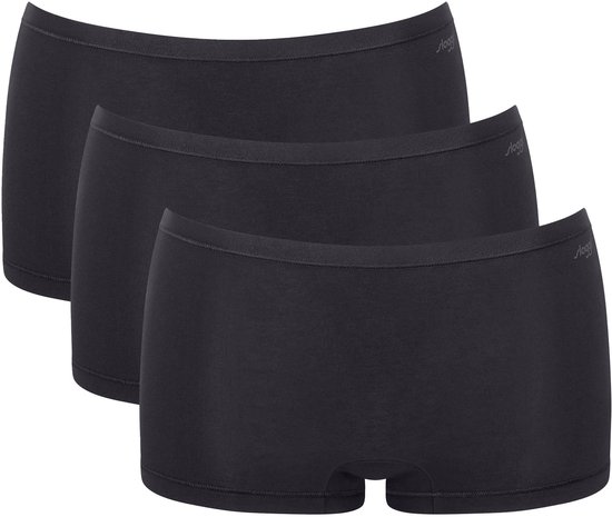 Sous-vêtements pour femmes Sloggi GO Daily Cotton Short 3P - NOIR -
