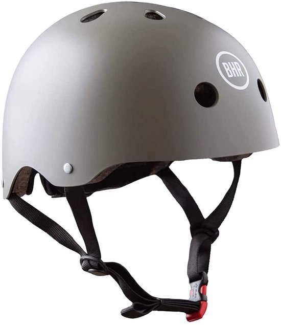 Fietshelm BHR 817 Sport Mat Grijs XS 45-49 cm ABS buitenkant EPS binnenlaag Ventilatie 11 gaten CE EN 1078