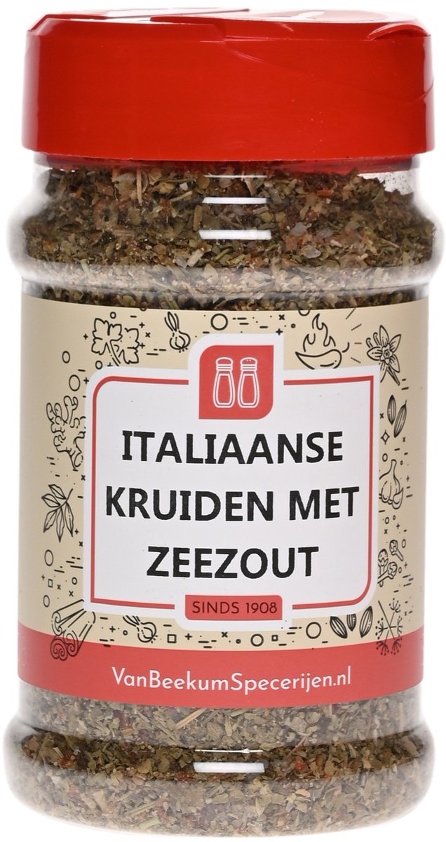 Goedkoopste Van Beekum Specerijen - Italiaanse Kruiden Met Zeezout - Strooibus 100 gram