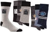 Chaussettes fines pour hommes | taille 47-50 | motif grand bleu | 6 paires