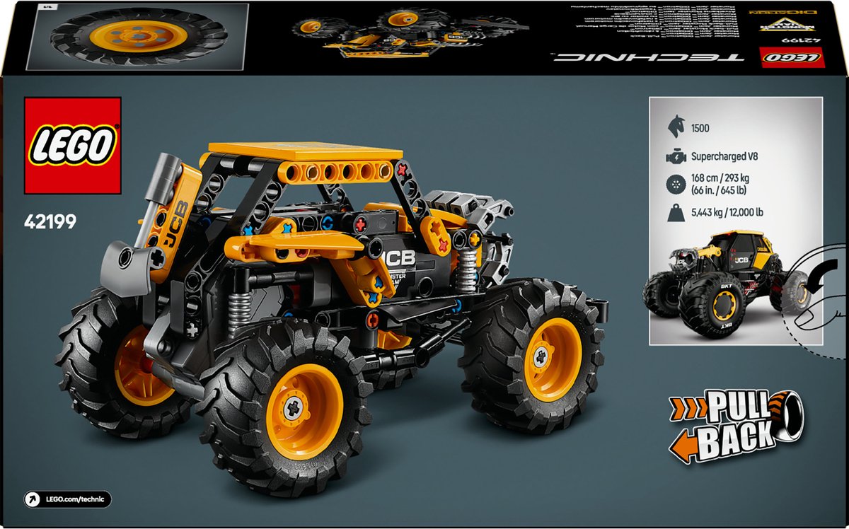 LEGO Technic Monster Jam™ DIGatron™ pull-back truck - 42199 — afbeelding 11