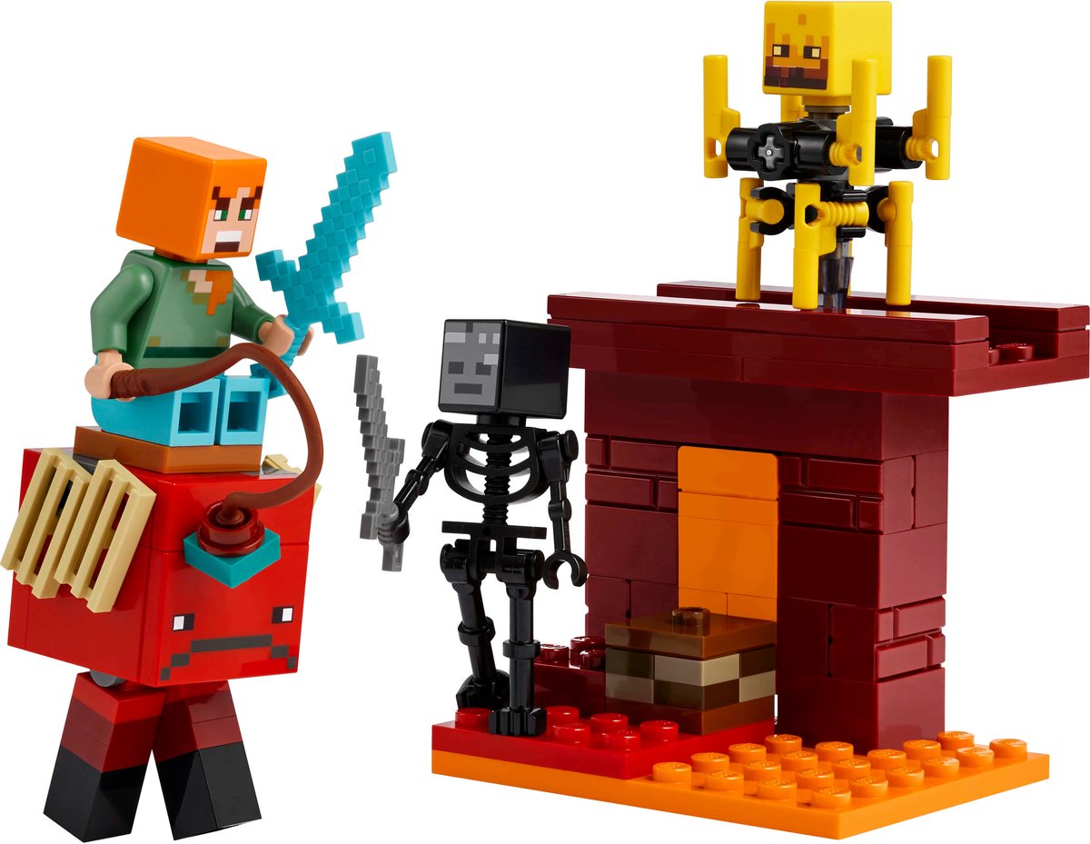 LEGO Minecraft De lavastrijd in de Nether voor kinderen - 21266 — afbeelding 10
