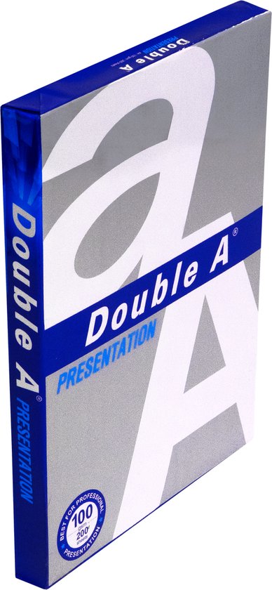 Kopieerpapier Double A Presentation - A4 papier - 100 gram - Pak van 200 vel