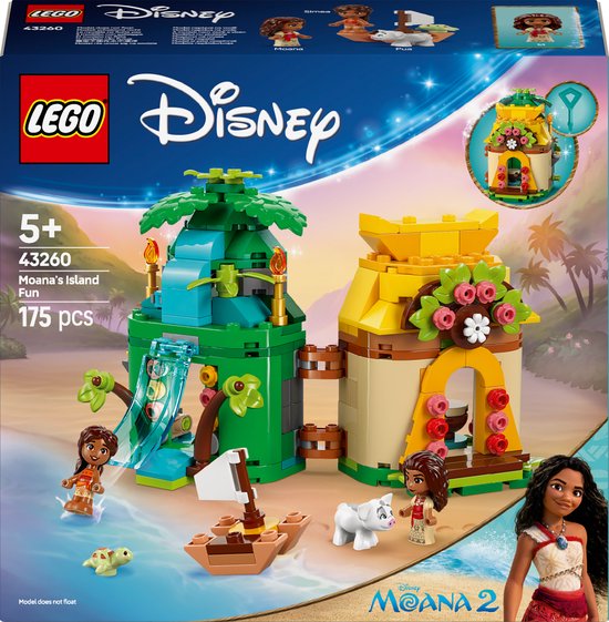 2 LEGO Disney Vaiana sets onthuld LEGO Disney 43260 Vaiana’s speeleiland