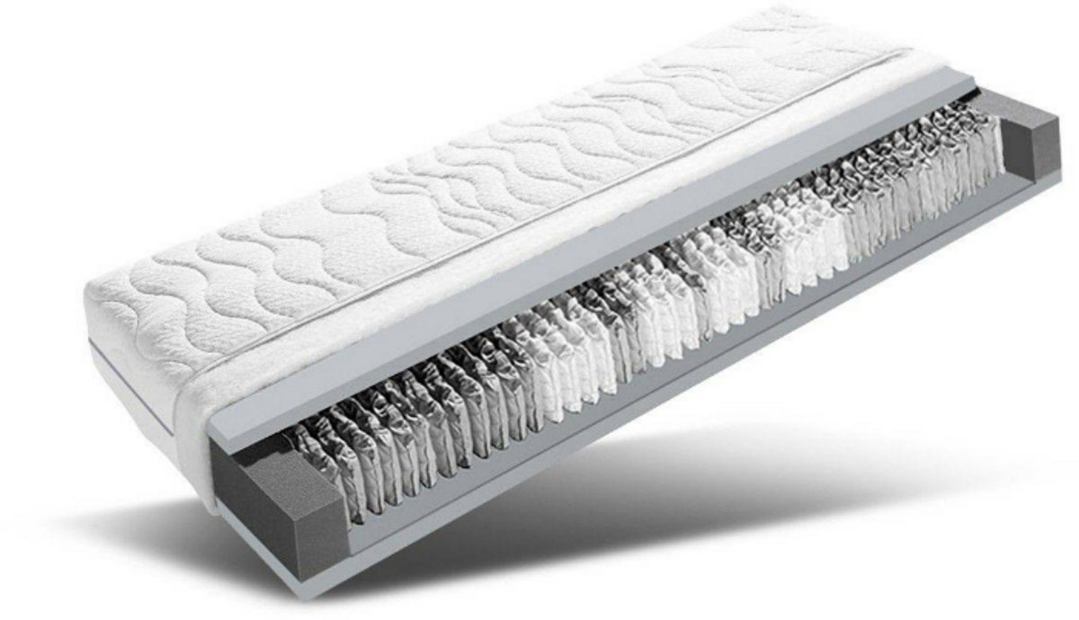 Nessa® 70x200 Pocket Nasa – Traagschuim Matras Wit