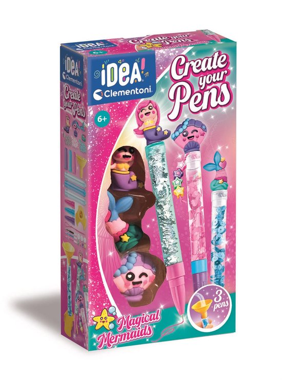 Clementoni - Idea - Markeerstiften - Highlighter Lab - Magische Zeemeerminnen - vanaf 6 jaar