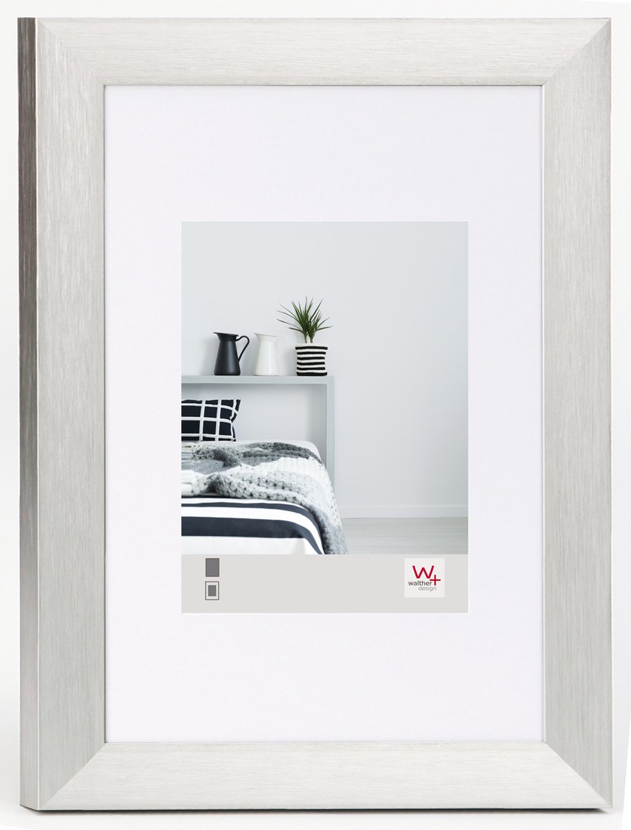 Walther Aluline - Aluminiumlijst - Fotoformaat 15x20 cm - Zilver
