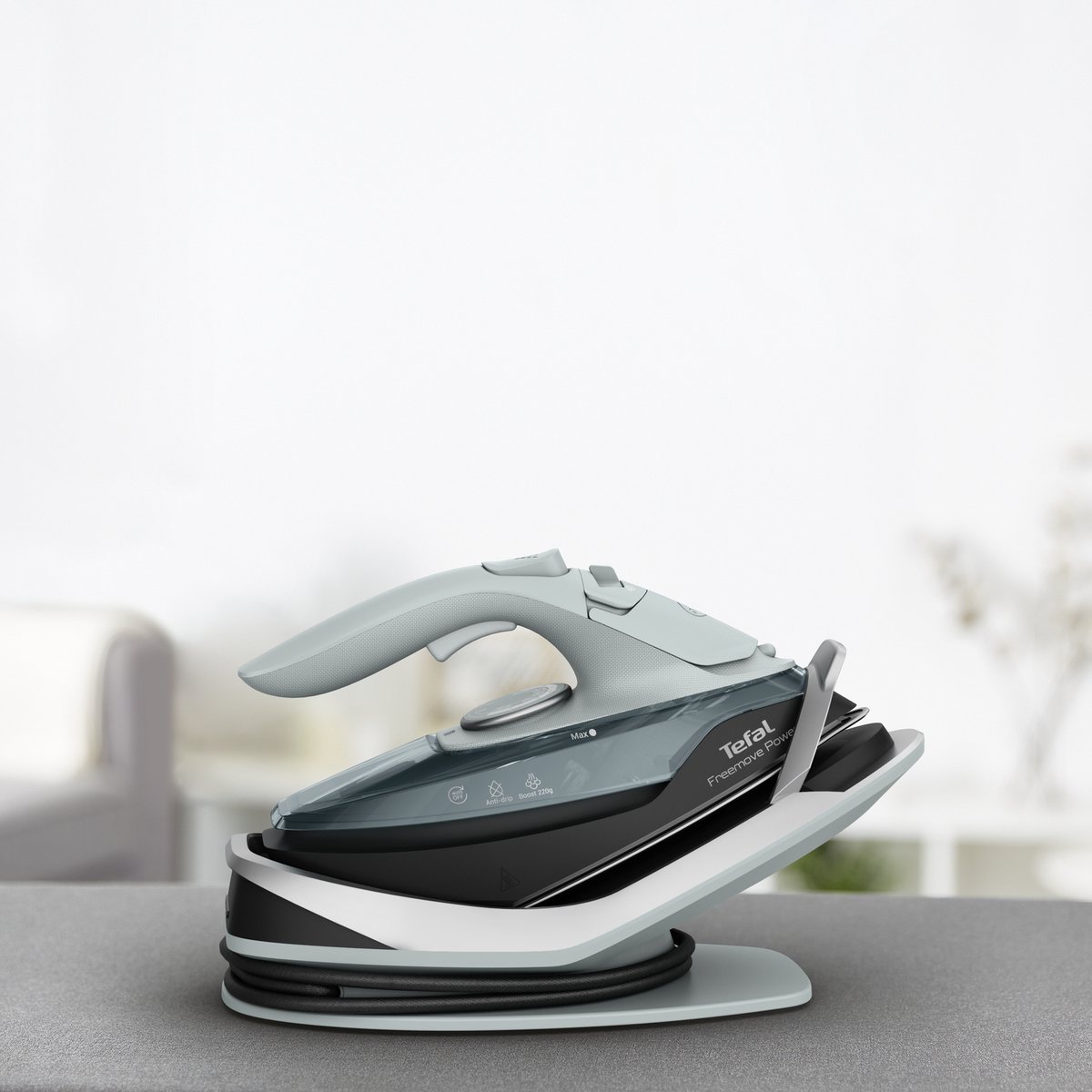 Tefal Freemove Power FV6670E0 - Snoerloos Stoomstrijkijzer - Draadloos - 40 g/min Stoomafgifte - Automatische Uitschakeling - 2600W thumbnail 5
