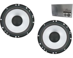 Rocx woofer set Diameter 165 mm Vermogen 100 Watt | Auto speaker | Autospeaker | Luidspreker | Geschrikt voor Auto