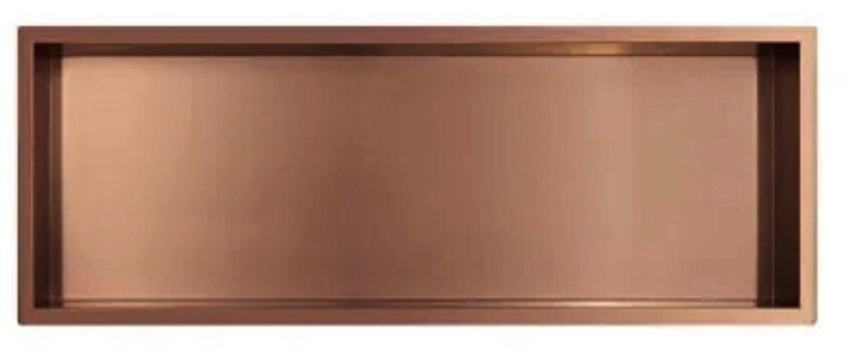 Copper RVS Inbouwnis 30x90x10cm - Inbouwnis badkamer en Douche