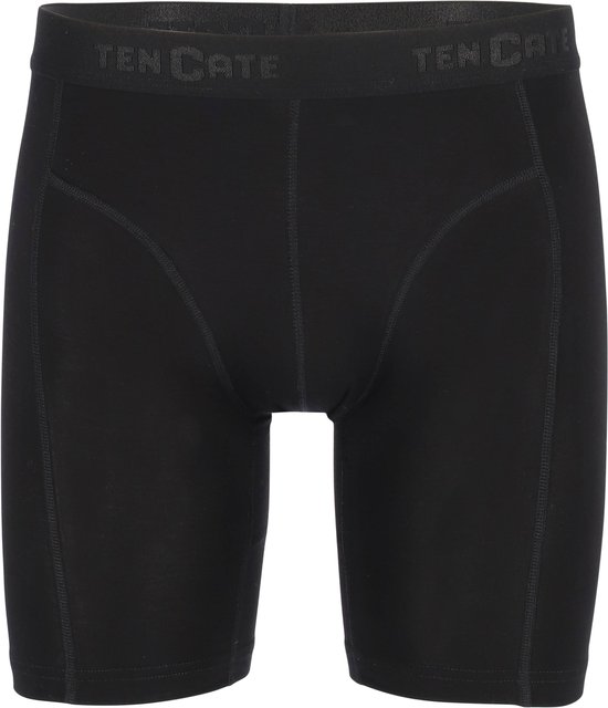 ten Cate Basics men shorts longs en viscose de bambou (pack de 4) - boxers pour hommes jambes longues - noir - Taille: M