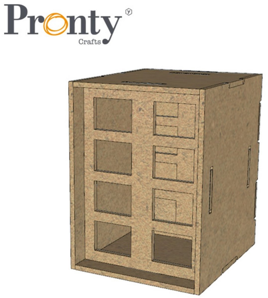 Pronty MDF opbergsysteem acrylic pens 110 x 150 x 130 mm
