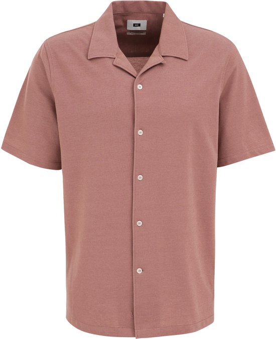 WE Fashion Heren Piquejersey overhemd