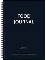 Planbooks - Eetdagboek - Meal Planner - Food Journal - Voedingsdagboek - Afslank dagboek - Donker Blauw