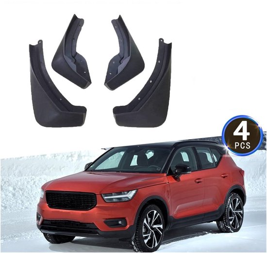 Paraspruzzi Per Volvo XC40 2018-2024: Set Completo 4 Pezzi Con Chiave E Panno In Omaggio - 6