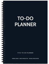 Planbooks - To Do Planner - Dagplanner - A5 - Zwart