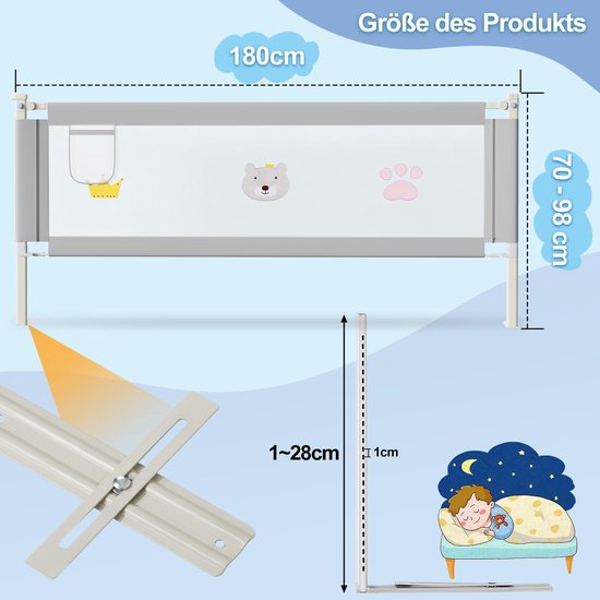 Beste bedhekje zodat je kindje niet uit zijn/haar kinderbed rolt - Top 10 Koopgids - A.I