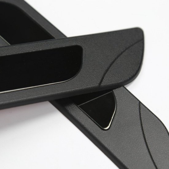 Seuils de porte pour Mitsubishi Outlander 3 2012 (5 portes) - Protection anti-rayures - Set de 4 - Noir Zwart