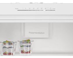 SIEMENS KI81RNSE0 iQ100 Inbouwkoelkast, 177,5 x 56 cm nis, 310 l, Made in Germany, freshBox voor groenten en fruit, snel koelen, zeer stil met slechts 35 dB, led-verlichting, sleepscharnier