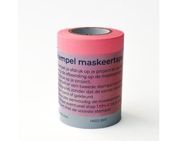 Stempel maskeer tape 8 m x 60 mm