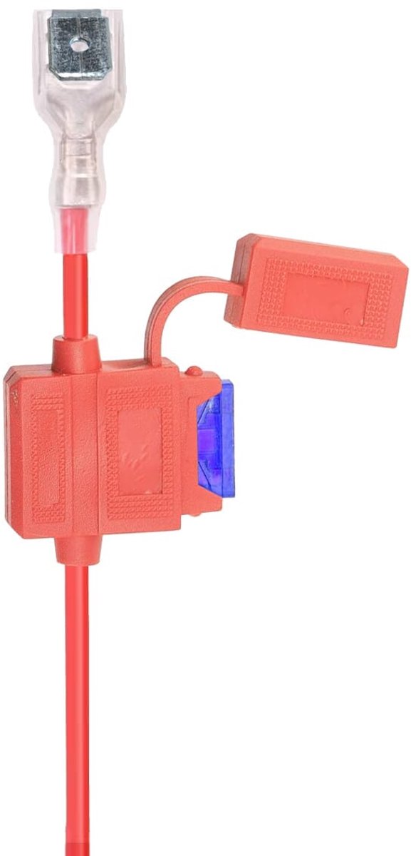 ProRide Piggy Aansluitkabel + Steekzekering KCD4 - 15A 12/24V - Rood