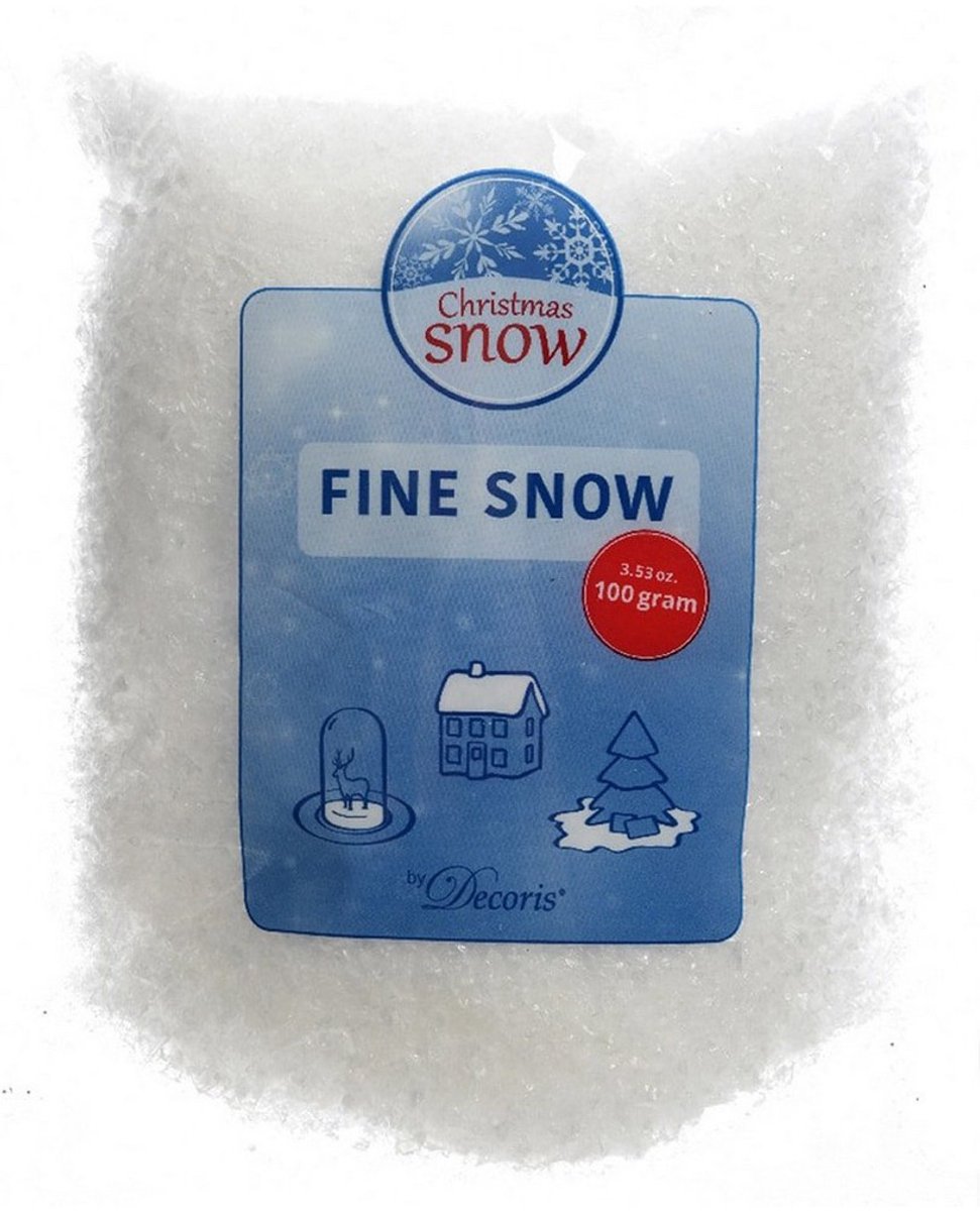 Kerstversiering Decoris Sneeuwvlokken 100 g