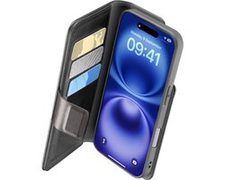 Cellularline BOOKAG2IPH16MAXK mobiele telefoon behuizingen 17 cm (6.7") Folioblad Zwart