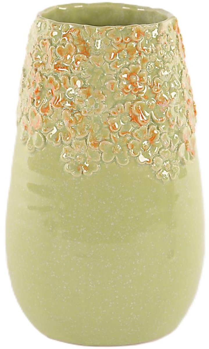Rasteli Bloempot Groen D 16.5 cm H 26.5 cm