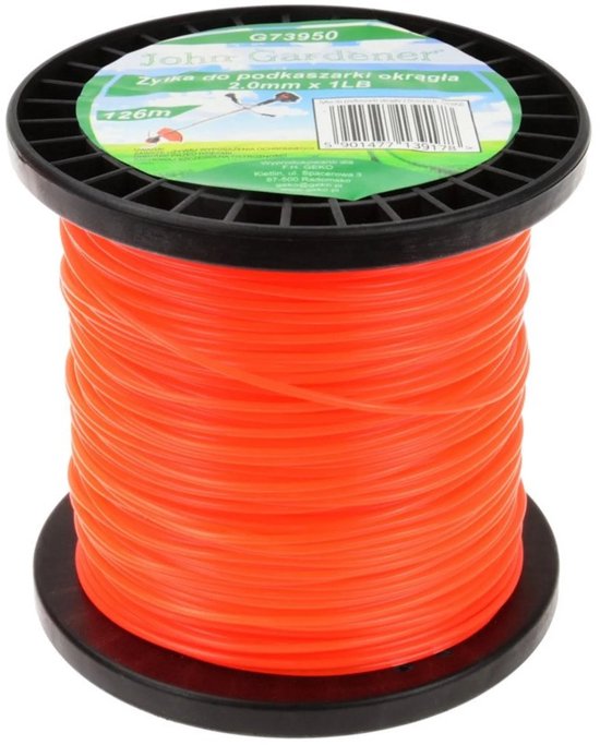 Trimmerdraad, nylondraad, maaidraad - trommel 4,4 mm x 165 m Trimmerdraad, nylondraad, maaidraad - trommel 4,4 mm x 165 m