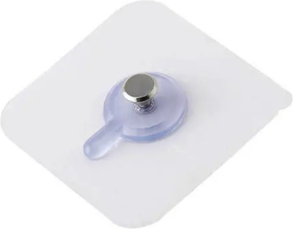 ***10x Plakspijker - Klevende Spijker - Kunststof Zelfklevende Plak Haakjes - Wandhaken Haak Spijkers Slingerklemmen van Heble® ***