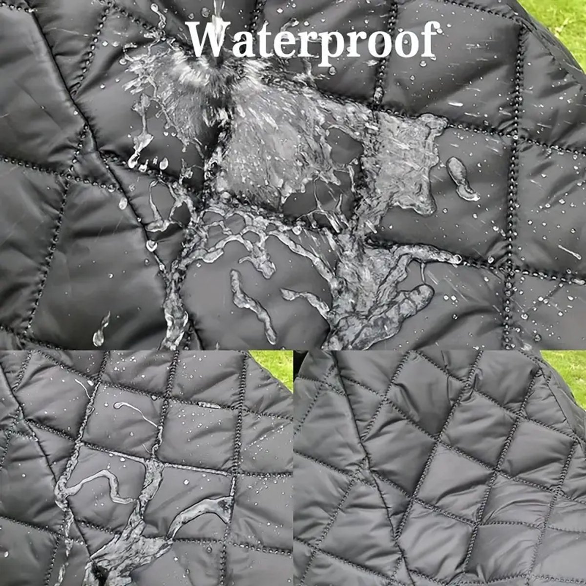 Ultiluxe® Beenkleed - Zwart - Universeel beenbeschermer - Waterbestendig - Winddicht - Winter deken voor brommer/scooter/scootmobiel - Tegen regen, wind, kou, sneeuw - Regenbescherming - Waterdicht - Met binnenvak – foto 4