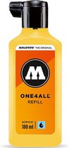 Molotow ONE4ALL™ - 180ml Fluoriserend Gele navul Inkt op acrylbasis